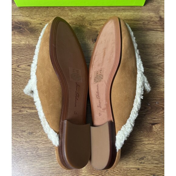 Sam Edelman Linnie Cozy Mule Faux Fur Lined In Brown Suede Size 8.5 M - Picture 5 of 7